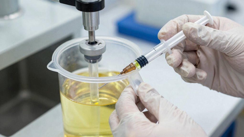 accurate contamination free oil sampling