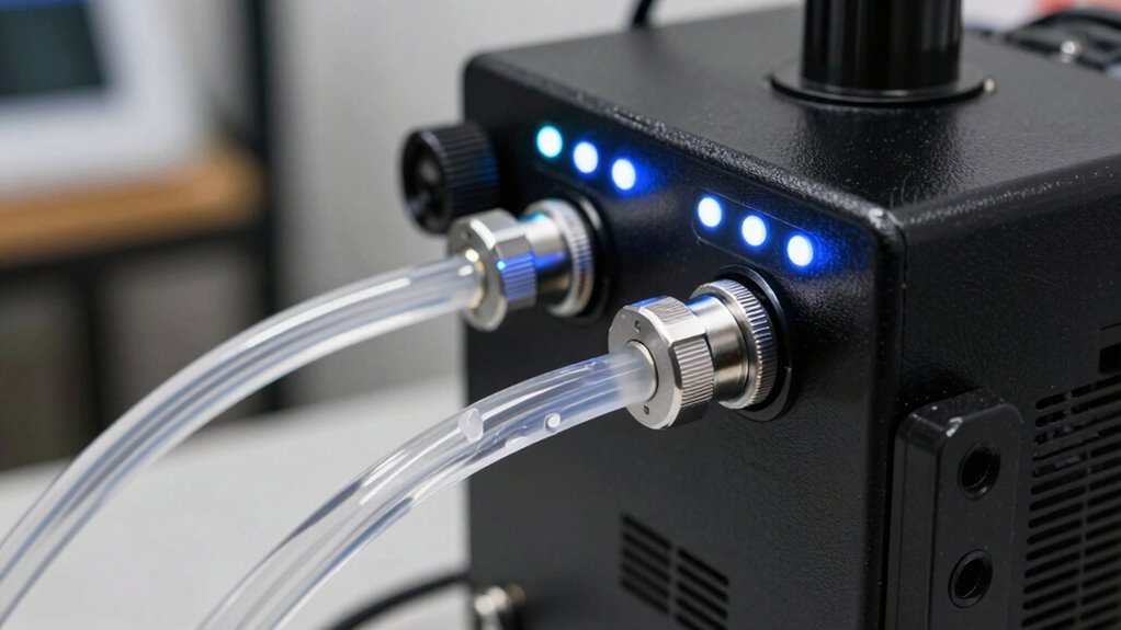 adjust flow rate precisely