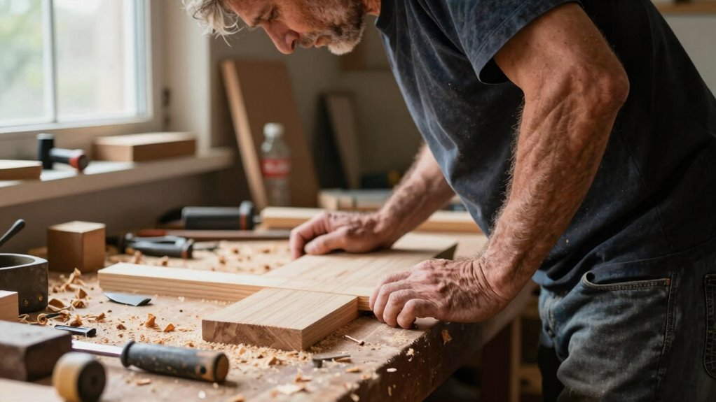 adjust workbench for comfort