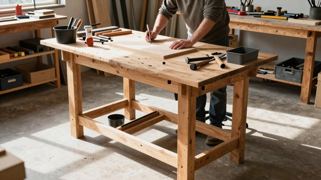 adjust workbench for comfort