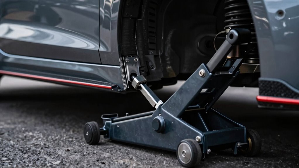 avoid damaging pinch welds