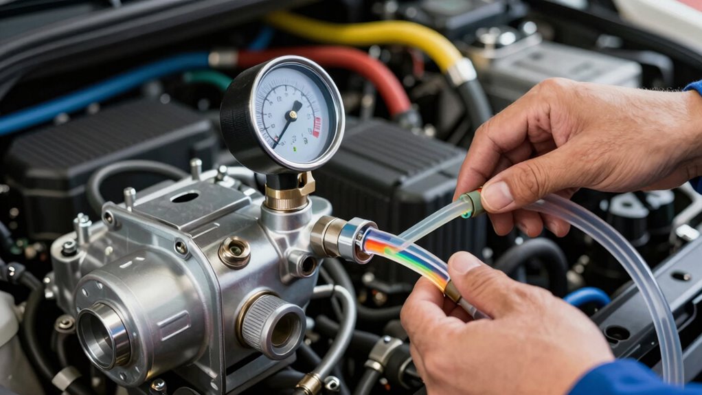 bleed system to prevent air locks