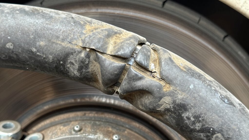 brake hose swelling risks