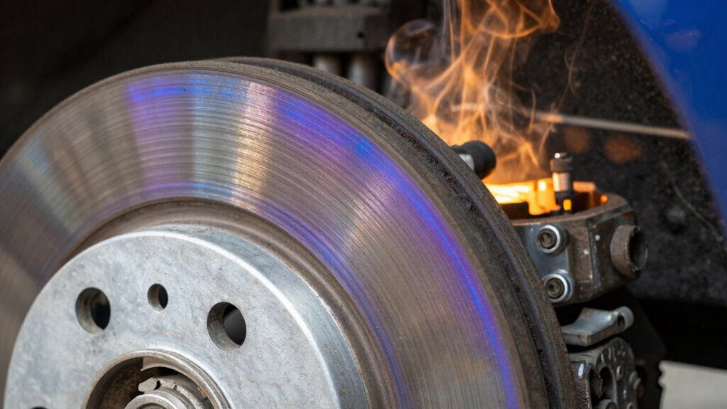 brake overheating and boiling