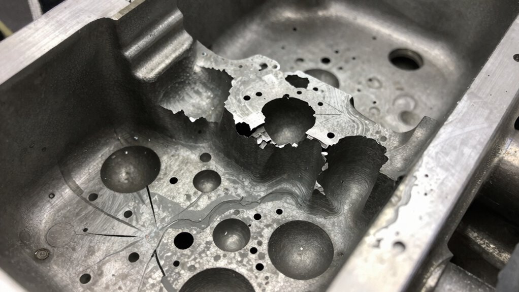 bubble collapse metal damage