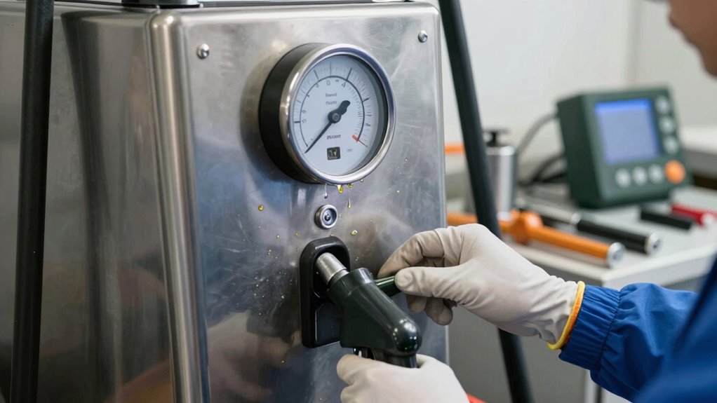 calibrate for precise oil measurement