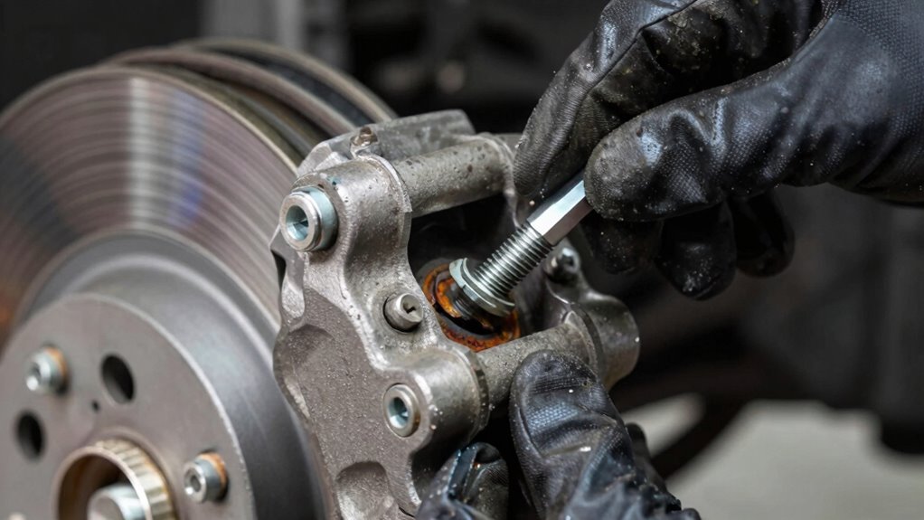 caliper lubrication and fluid maintenance