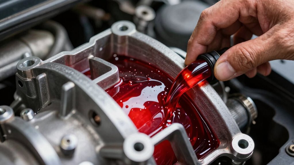 check and replace transmission fluid