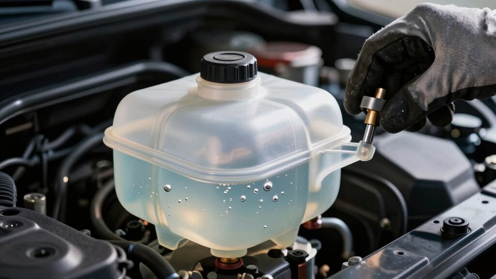 check coolant and temperature