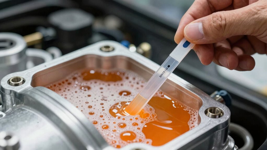 check coolant ph regularly