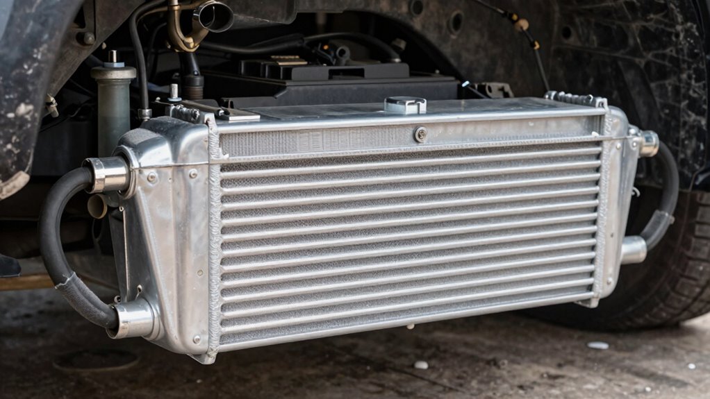 check cooler mounting and connections