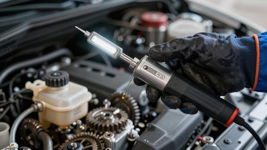 check fluid components alignment