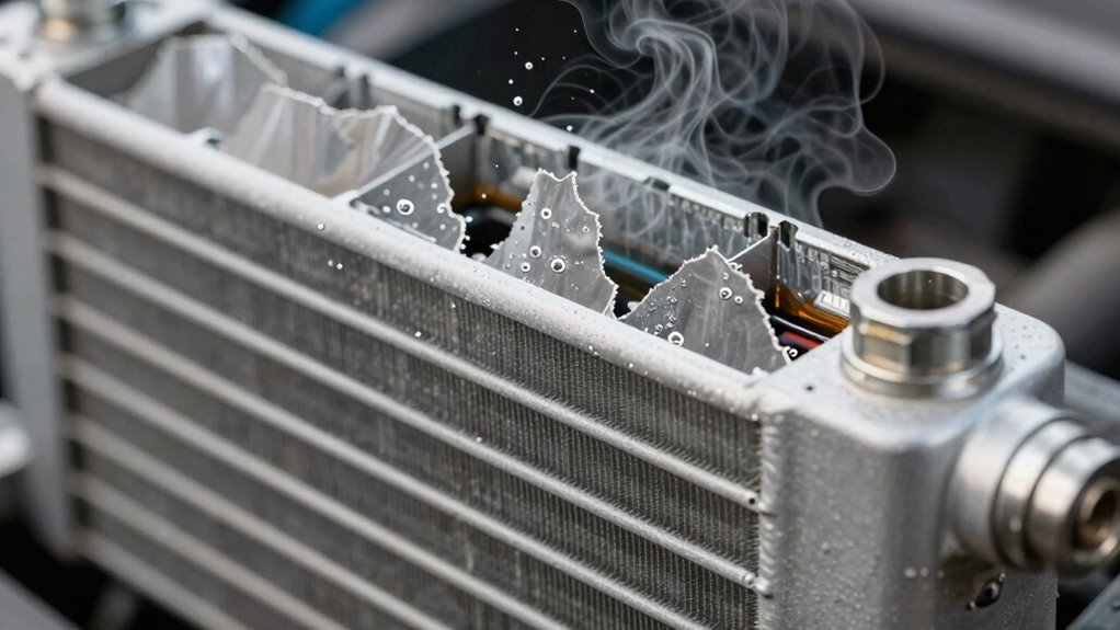 check oil cooler installation