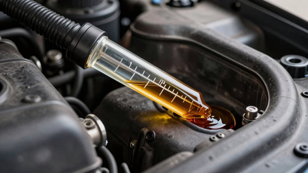 check oil level accurately
