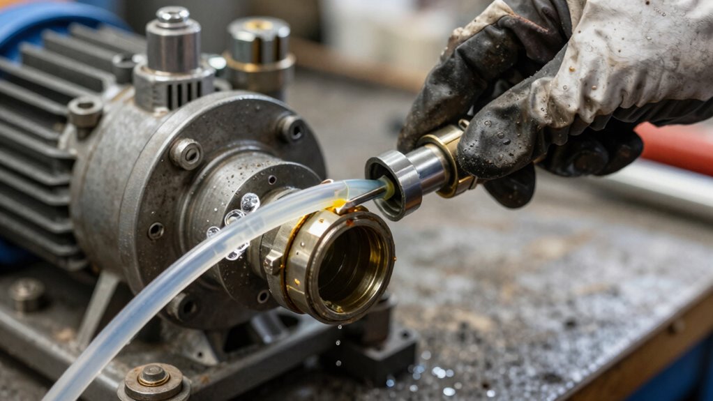 check seals and connections