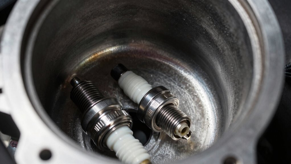 check spark plugs and injectors
