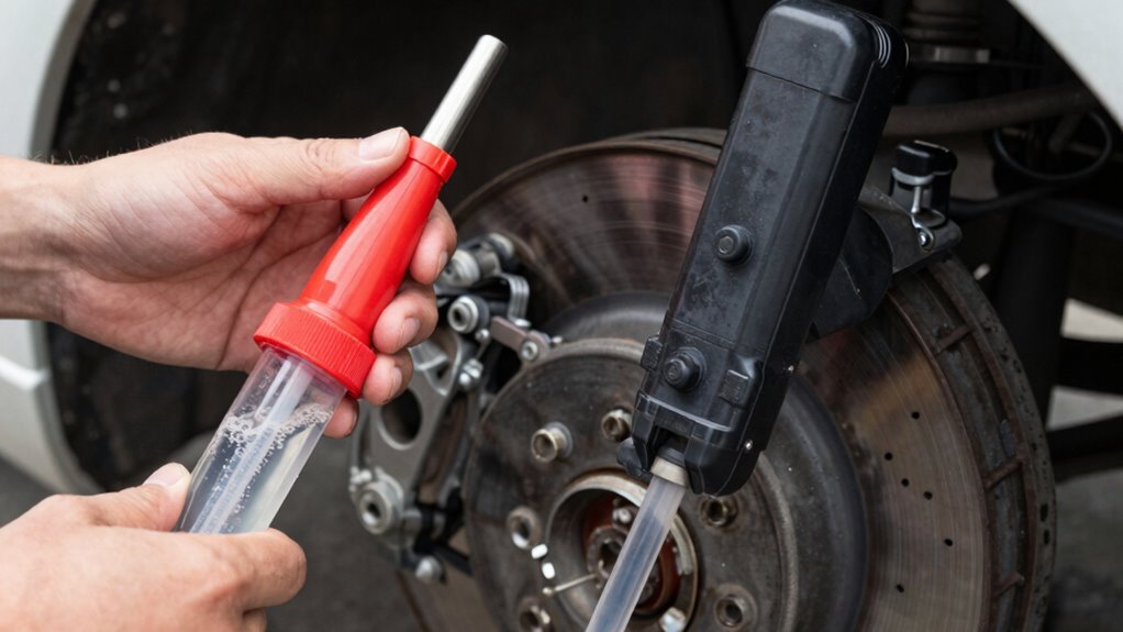 choose appropriate brake bleeding method