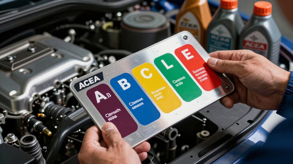 choose oil matching specifications