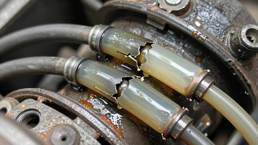 common hydraulic leak sources