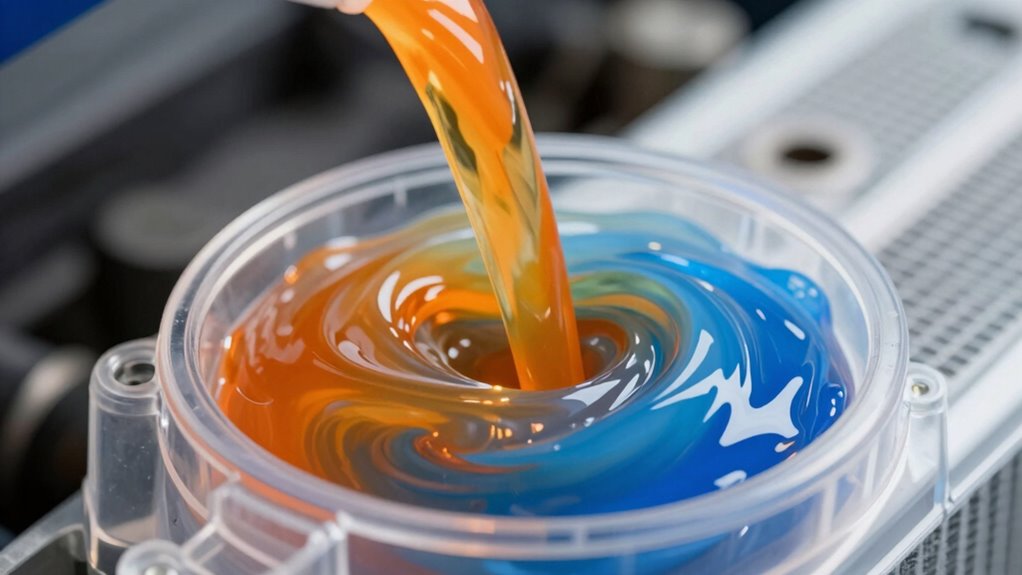 coolant color indicates compatibility
