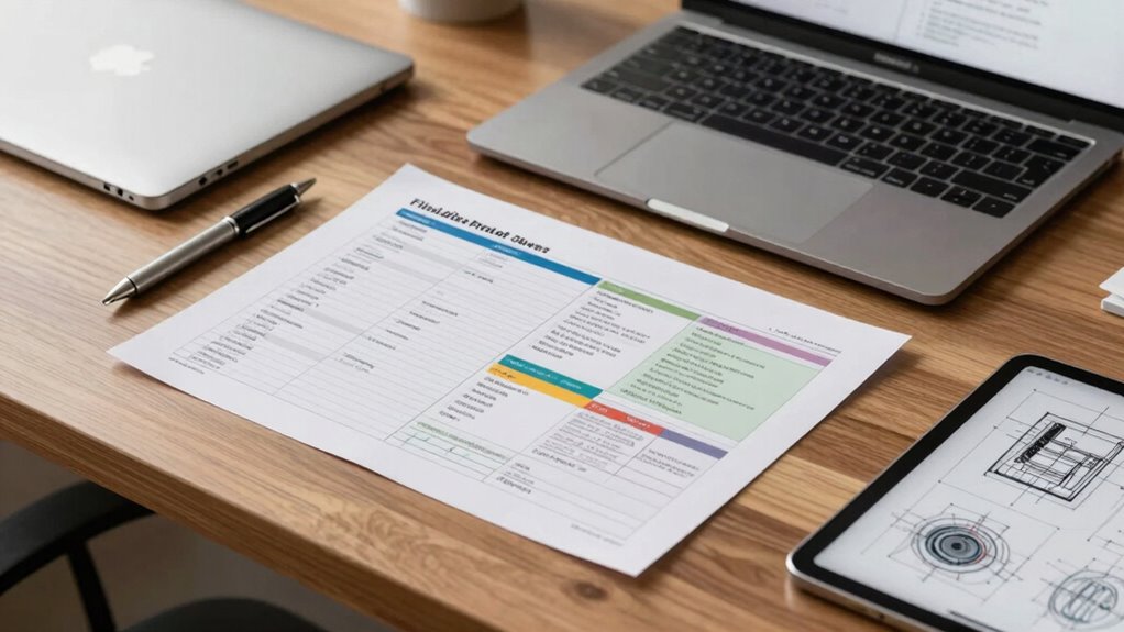 creating custom fluid specification sheets