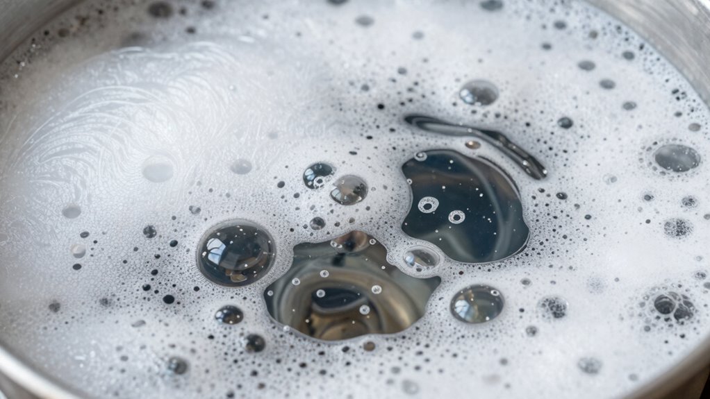 detect foam and air issues