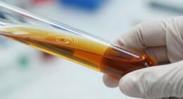 detecting viscosity through shear