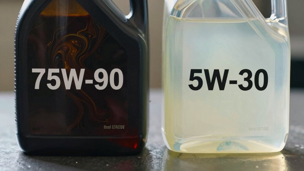 different oil viscosities and functions