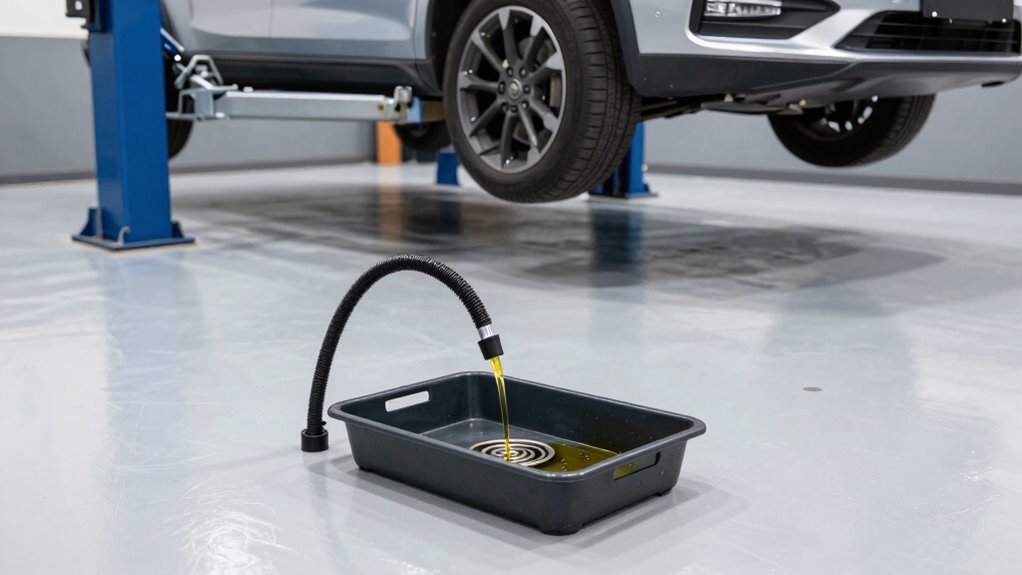 efficient under car oil change