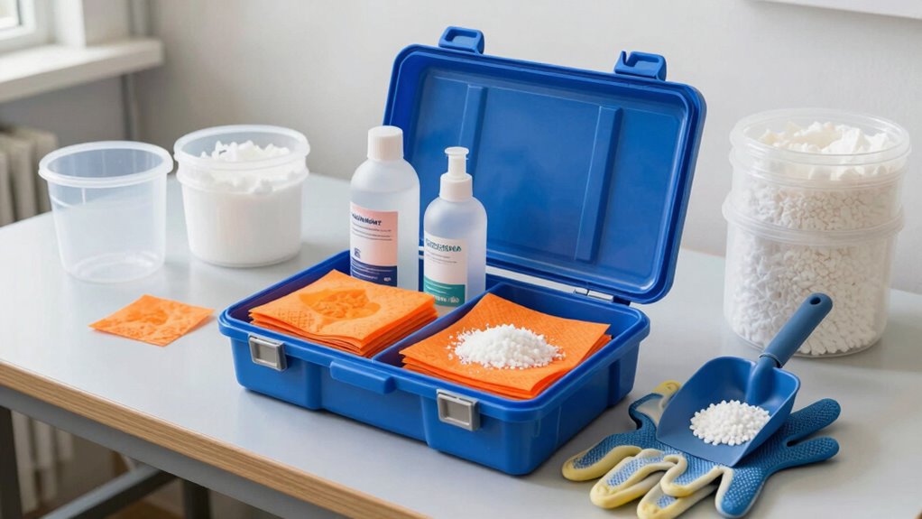 essential spill kit components