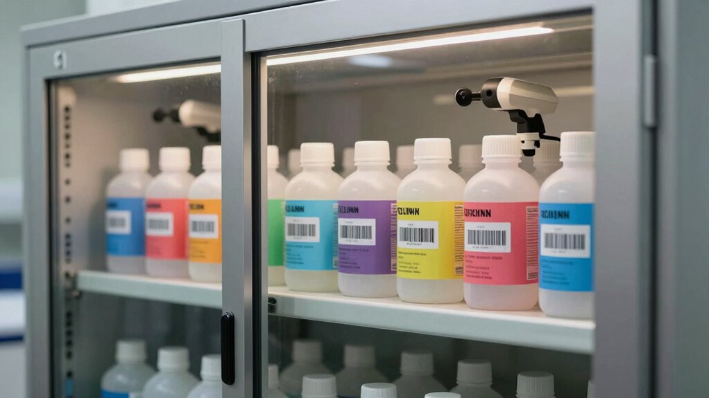 fluid inventory barcode system