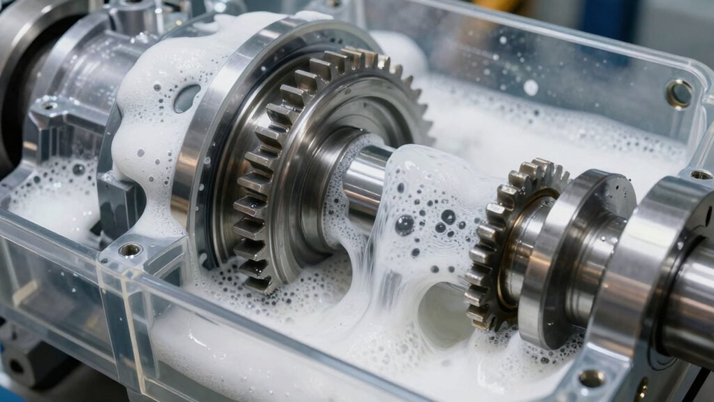 gearbox foaming signs and risks