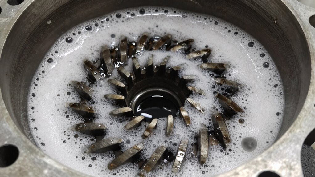 gearbox oil foaming causes