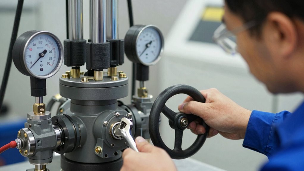 gradually monitor pressure increases