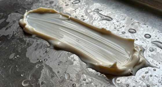 greases wash out easily