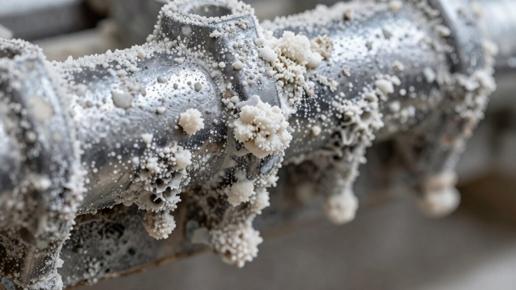 hard water causes scale buildup