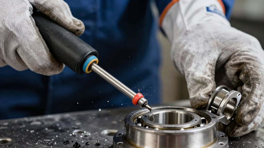 high pressure lubrication ensures proper coverage