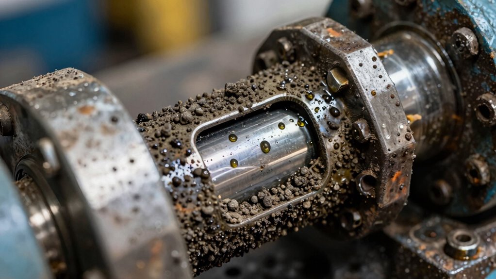 hydraulic system contamination detection