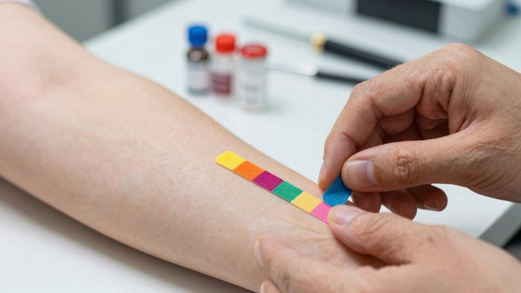 identify allergens through patch testing