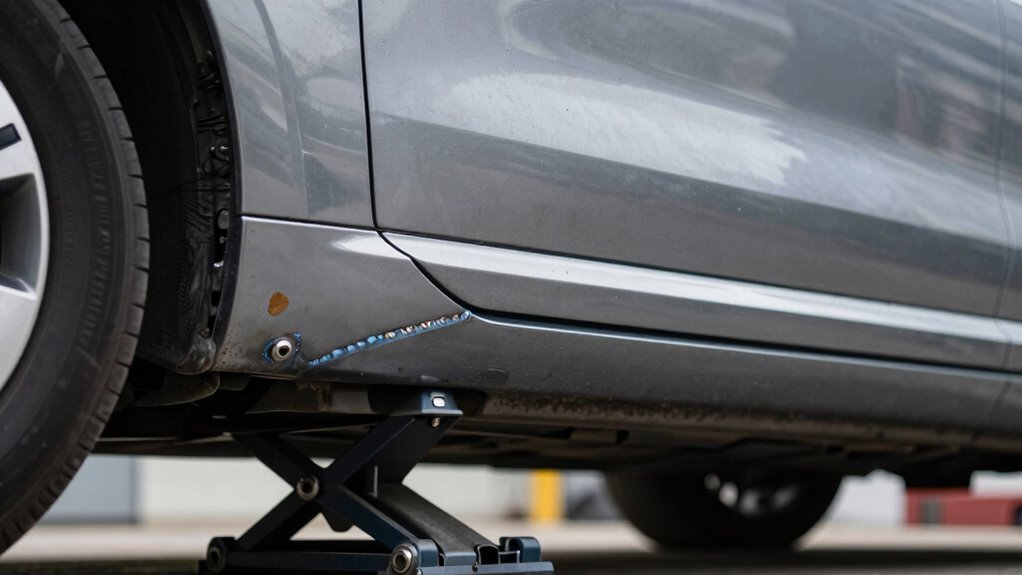 identify proper jacking points