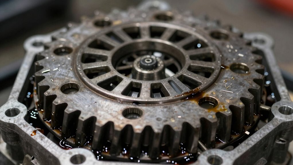 incorrect fluid causes clutch binding