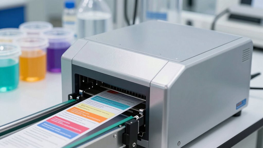 industrial fluid label printing