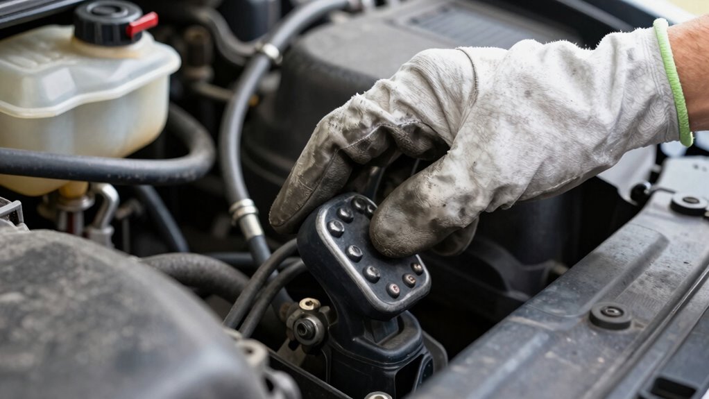 inspect brake system for leaks