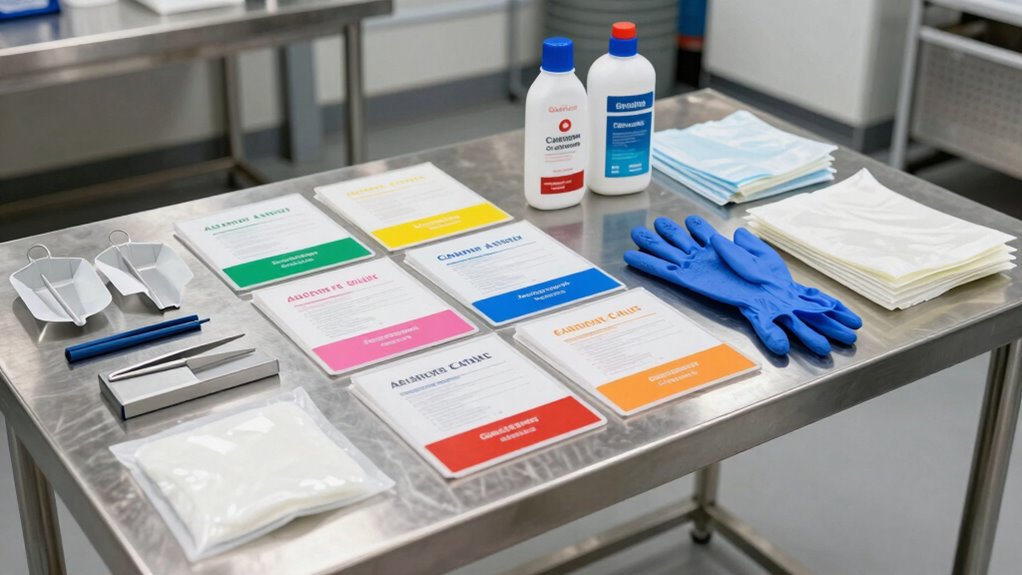 inspect update organize supplies