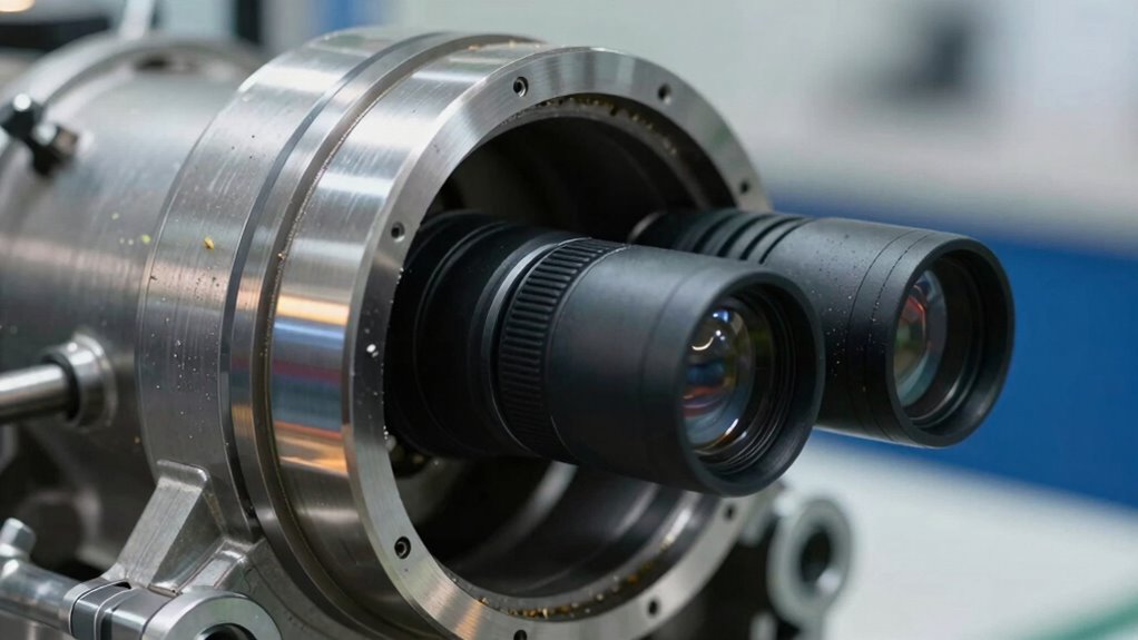 inspecting engine bores carefully