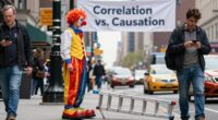 misinterpreting correlation as causation