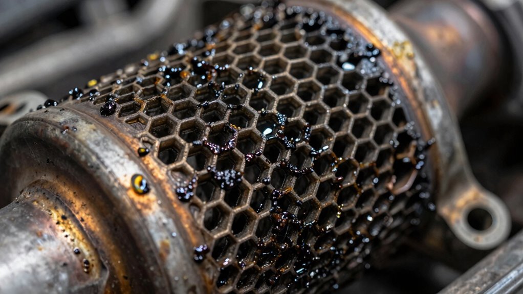 oil contaminants damage catalysts