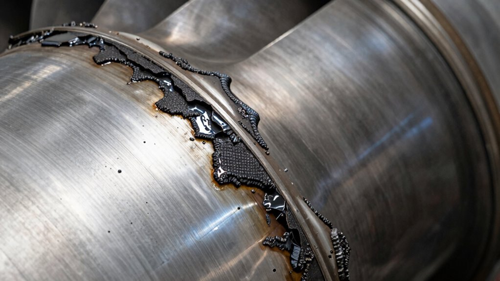 oil degradation causes deposit buildup