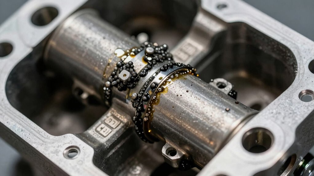 oil effects on valve deposits