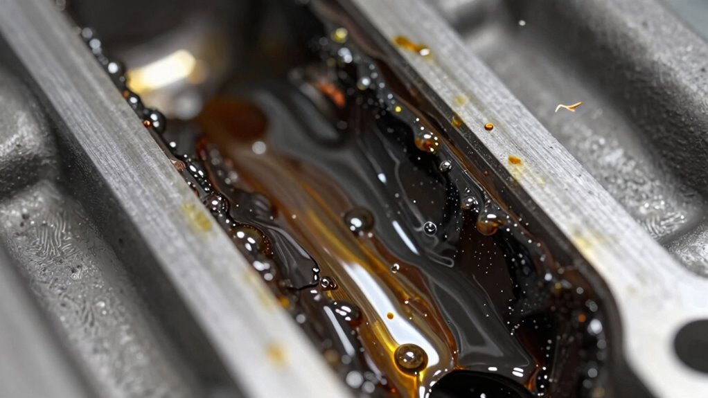 oil molecular structure degradation